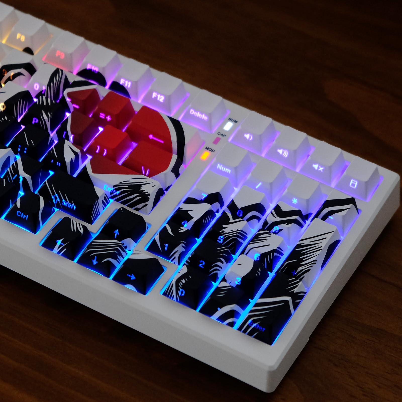 小物 chie_c**** Amazon.com: ZXMICYFA 135 Keys Shine Through Keycaps Set