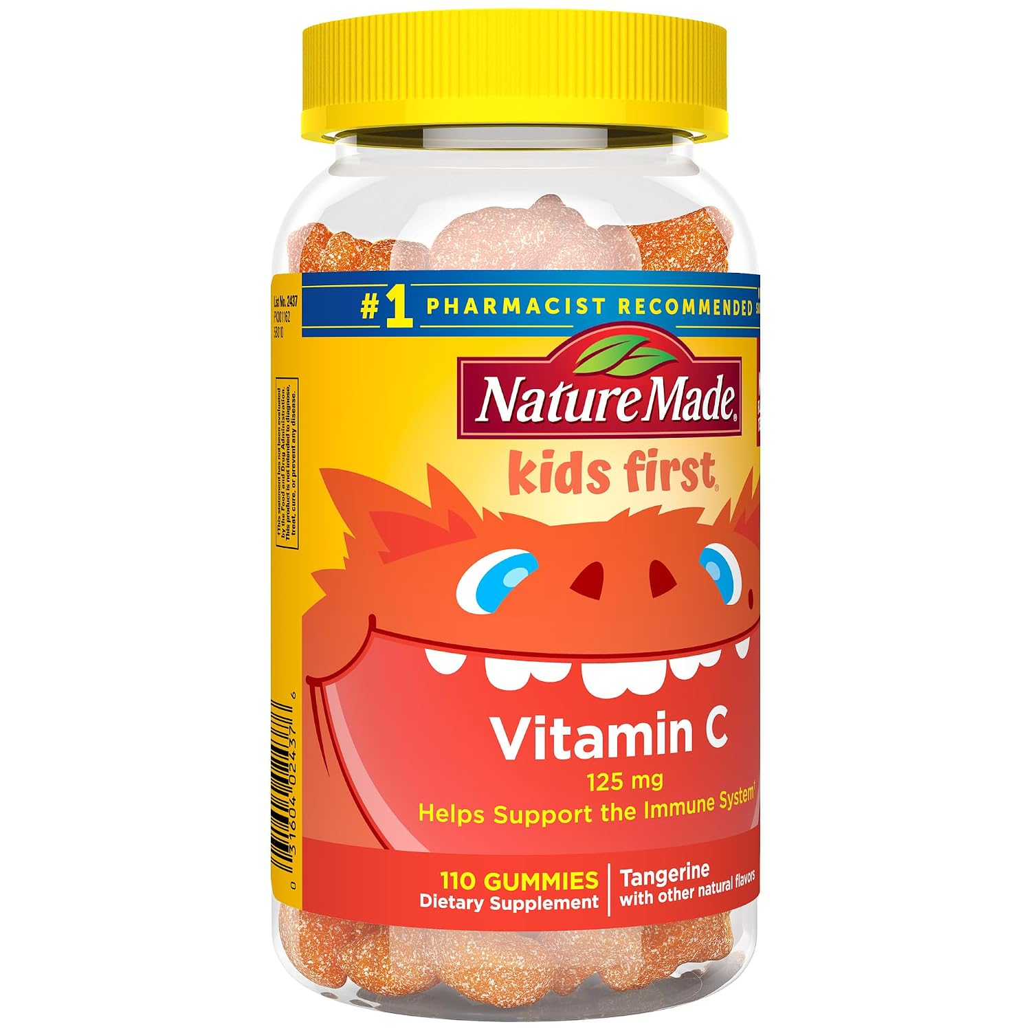 Nature Made Kids First Vitamin C Gummies, Dietary Supplement for Immune Support, 110 Gummies, 110 Day Supply 8 Nature Made Kids First Vitamin C Gummies, Dietary Supplement for Immune Support, 110 Gummies, 110 Day Supply - Image 6
