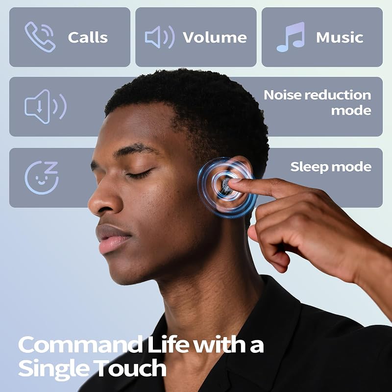 Mini ANC Sleep Earbuds, Wireless Ear Buds Headphones for Side Sleepers image 6