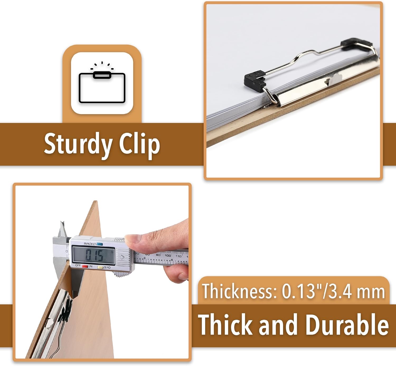 Mr. Pen - Extra Large Wooden Art Clipboard, 11.5x17 Inches, Horizontal Landscape