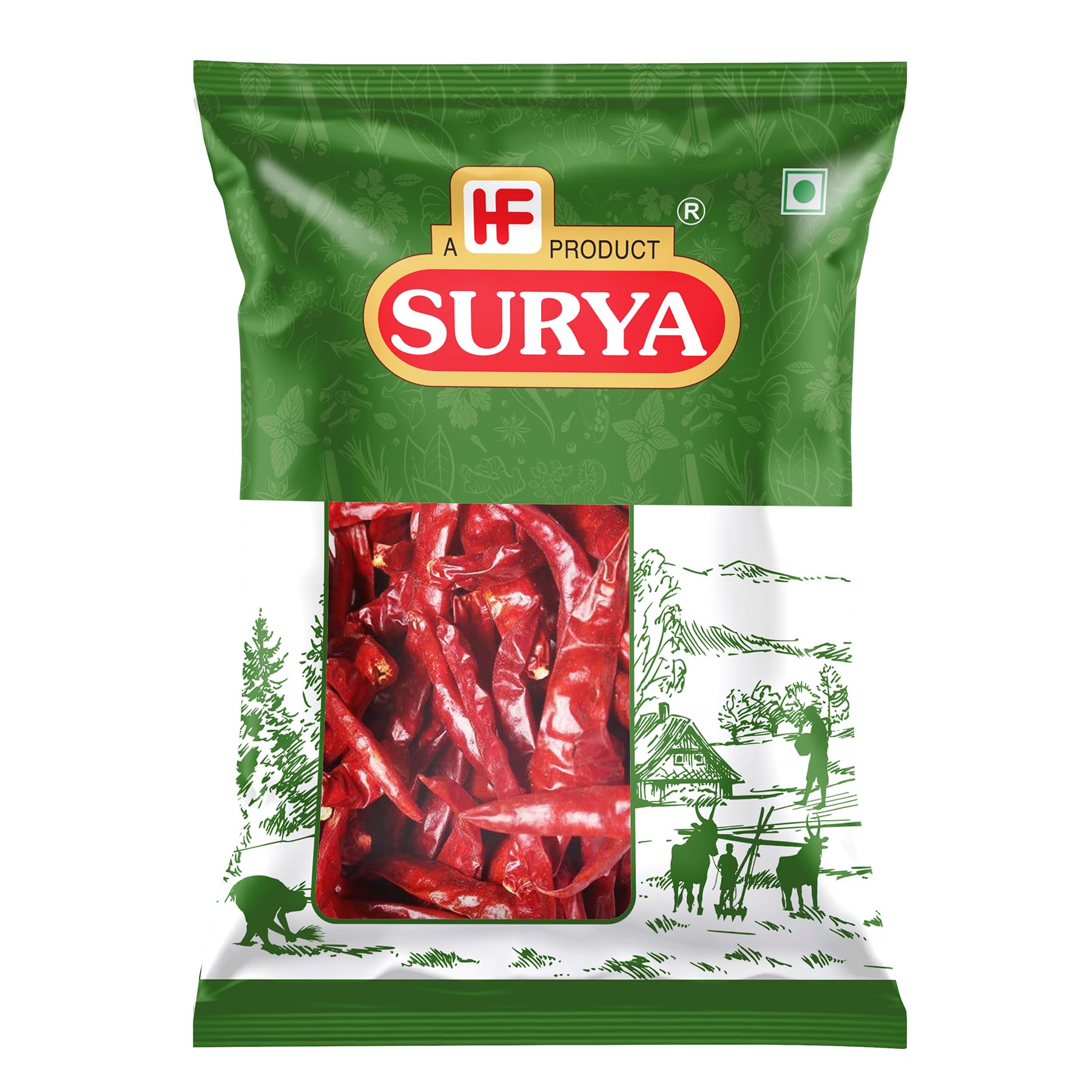 SURYA 200g RED CHILLI (LAL MIRCHI) WHOLE WITHOUT STEM |100% Natural Whole Spices (B0B5GDHQ8C) Amazon Price History, Amazon Price Tracker