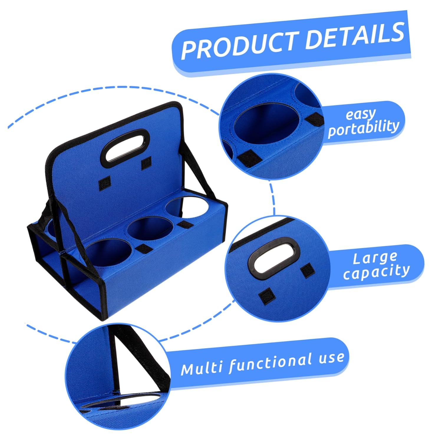 CLISPEED Takeout Cup Carrier with Insulation Reusable Beverage Dispenser for Easy Storage