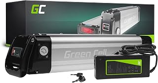 Green Cell E-bike Battery 36V 10.4Ah 374Wh for 250W Motor Silverfish Ebike 2 Pin for Zündapp, Telefunken, Ancheer with Charger