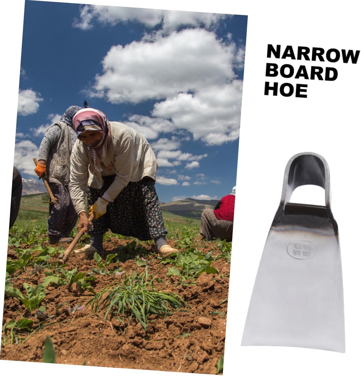 Gardening Hoe for Collecting Rake Weeding Tool Hoe Head for Digging Weeding Loosening Soil