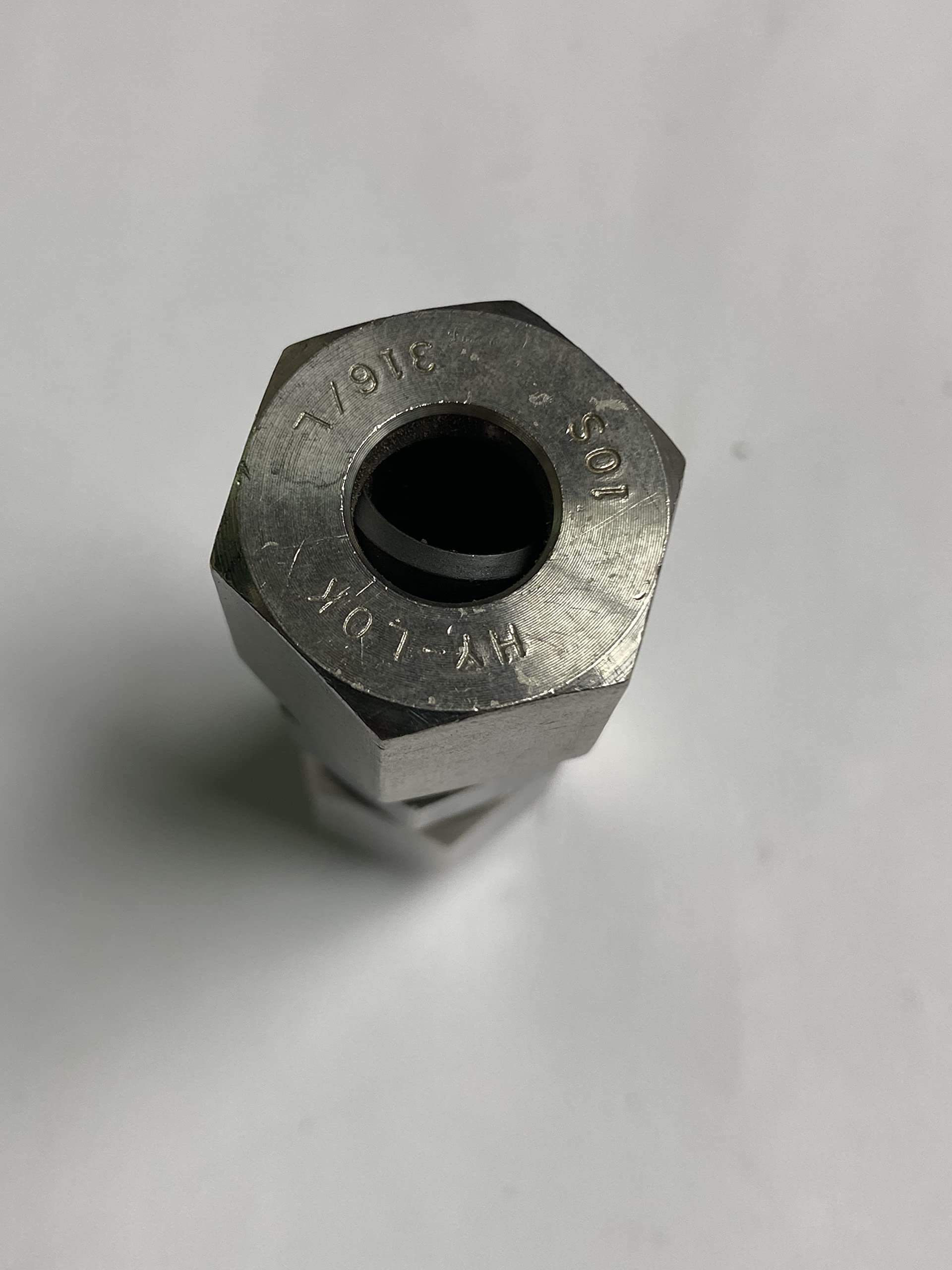 DUR-12S-10S-SS316, DIN2353 TUBO A TUBO REDUCIR UNIÓN