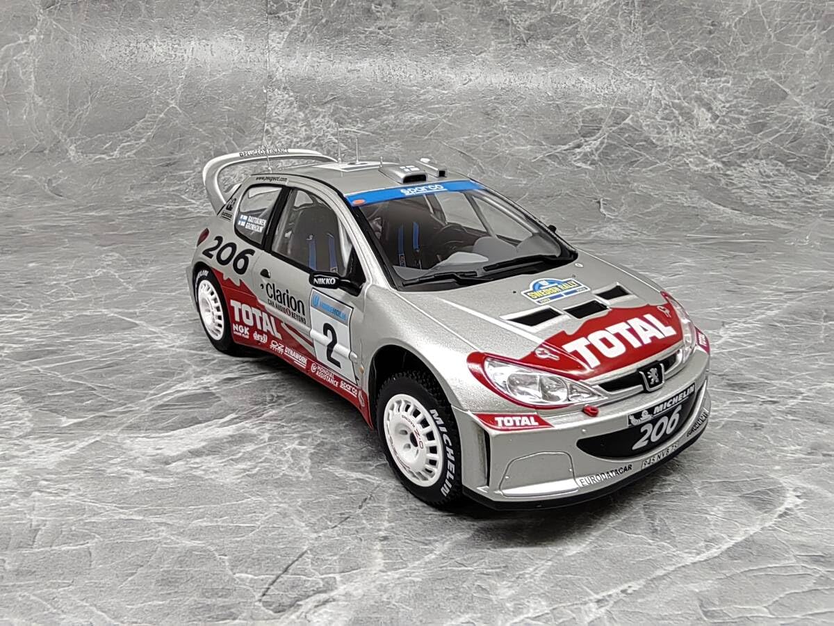 Amazon | 1/18 プジョー 206 WRC #2 | ミニカー・ダイキャスト