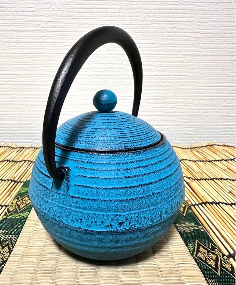 Amazon | 南部文秀堂 鉄急須 球青 鉄瓶 南部鉄瓶 南部鉄器 調理