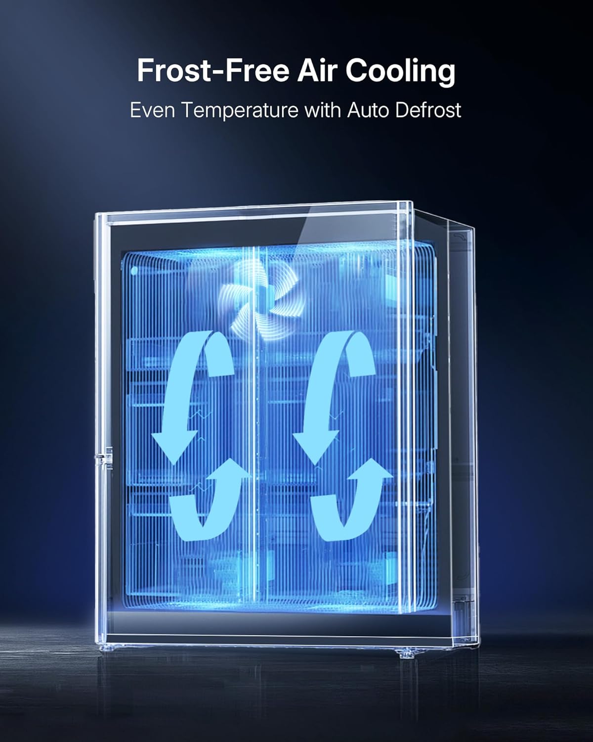 Upstreman 7.3 Cu.Ft Back Bar Cooler With 2 Glass Doors, Commercial Under Counter Beverage Refrigerator, Double-Pane Low-E Glass, Lockable Drink Fridge for Bars, Restaurants, Hotels & Home, BB73