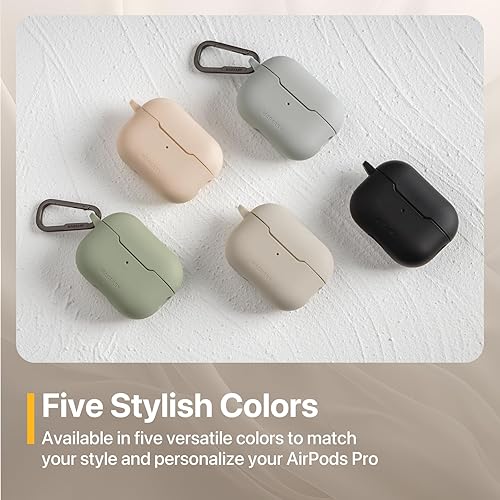 Miniatura 8 de MAGEASY Funda diseñada para AirPods Pro 2, funda protectora a prueba de golpes para AirPods Pro y Pro 2, resistente a las manchas, suave y agradable