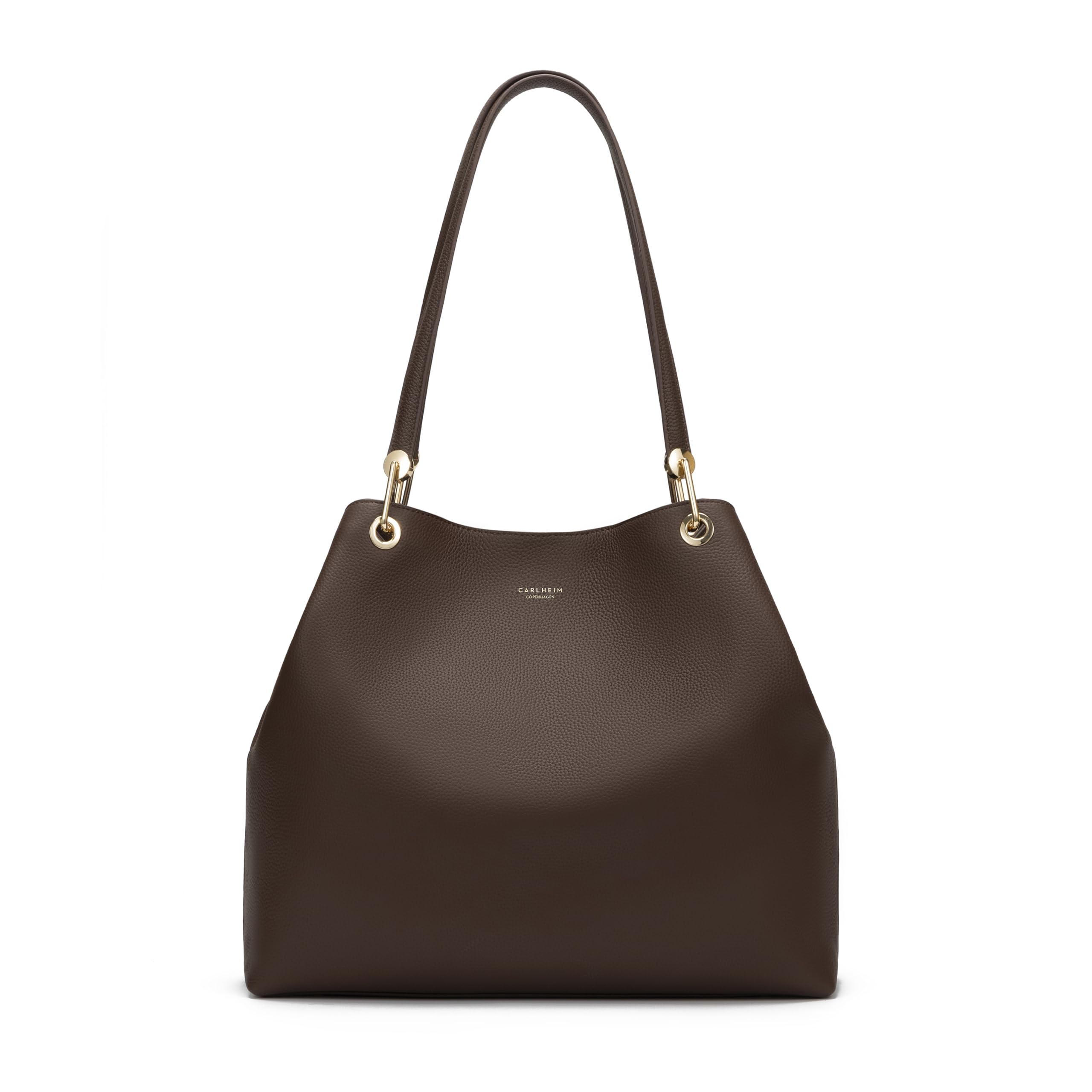 Carlheim, Gotland Genuine Leather collection, Vera Genuine Leather Handbag (Brown