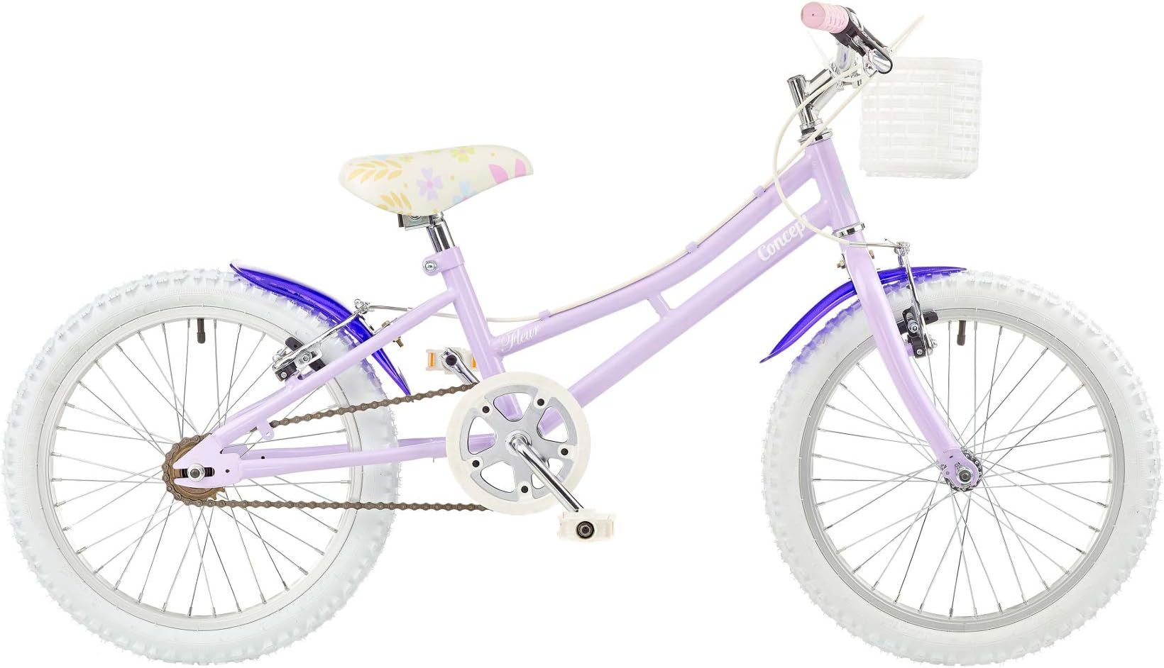 Concept Fleur 18" Wheel Single Speed Heritage Bike Lilac CN130