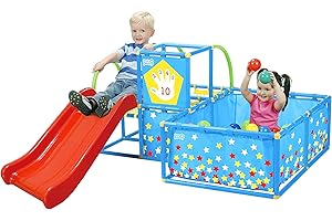 Eezy Peezy Active Play 3 in 1 Jungle Gym PlaySet – Convenient...