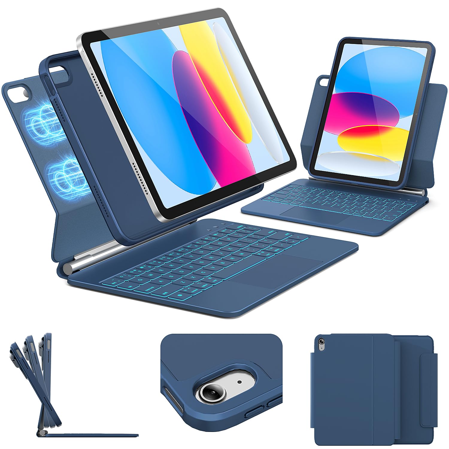 Photo 1 of ZYNTHRALIX iPad 10th Gen Keyboard Case