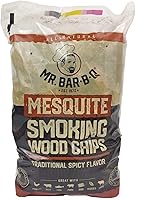 Vista 9 de Mr Bar-B-Q Chips de Madera de Cerezo para Ahumar, Virutas de Madera 100% Natural para Ahumadores, Funciona con Ahumador, Gas, Parrilla Eléctrica