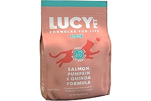 Lucy Pet Salmon, Pumpkin, and Quinoa (10lb.) Formula