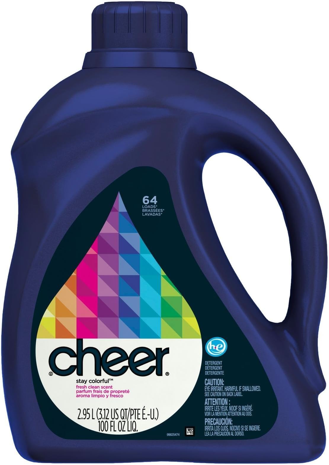 Cheer HE Liquid Detergent - 100 oz - Fresh Clean Scent