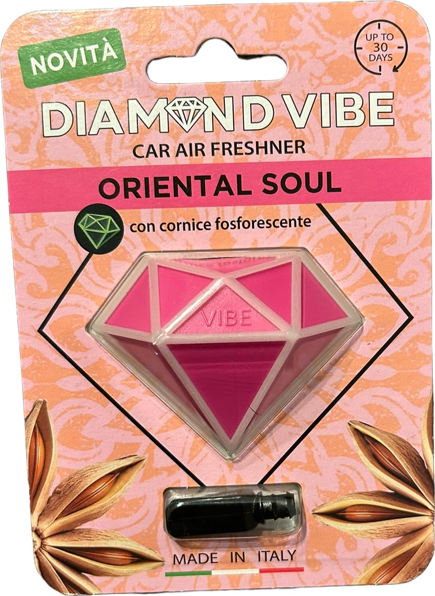 Diamond Vibe Profumatore Auto Fosforescenti