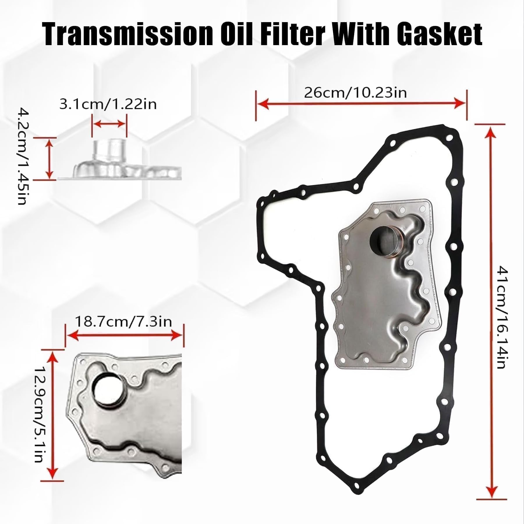 Amazon.com: XQSMWF Automatic Auto Transmission Oil Filter with Pan