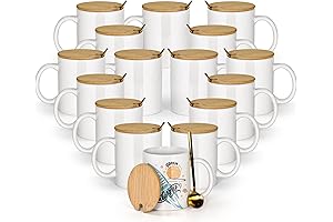 AGH 16 PCS 11 OZ Sublimation Mugs Blank - Personalize Your Mornings