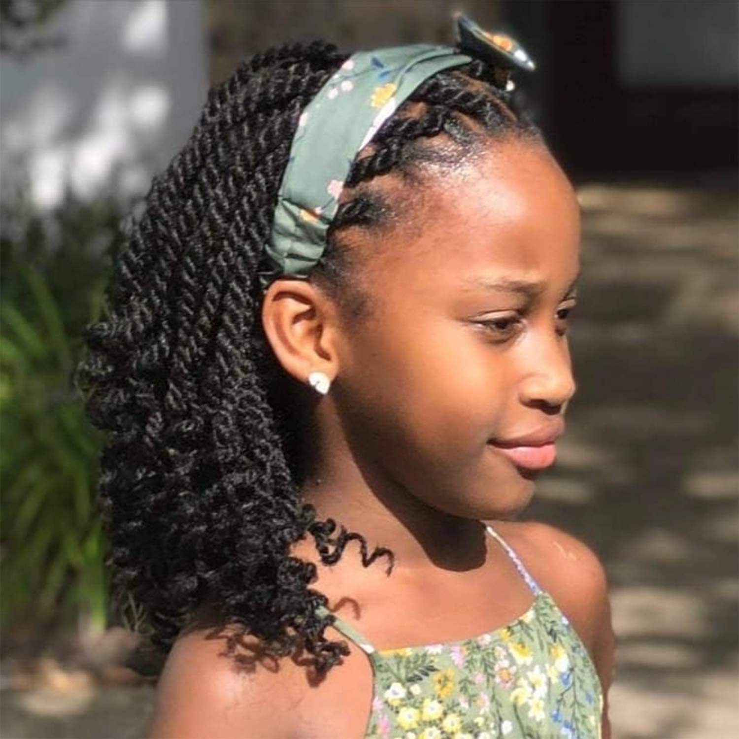 4Packs Cuban Twist Hair 16 inch Afro Kinky Curly Marley Braids Hair Extension Marley Hair For Twists Synthetic Fiber Marley Braiding Hair For Crochet Twist or Faux Locs (1#)