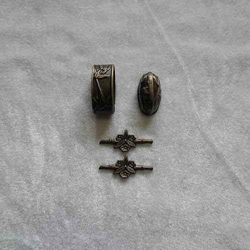 Espada Samurai Japonés KOSHIRAE  Fuci Kashira Menuki 01-77 disponible en Yaxa Colombia