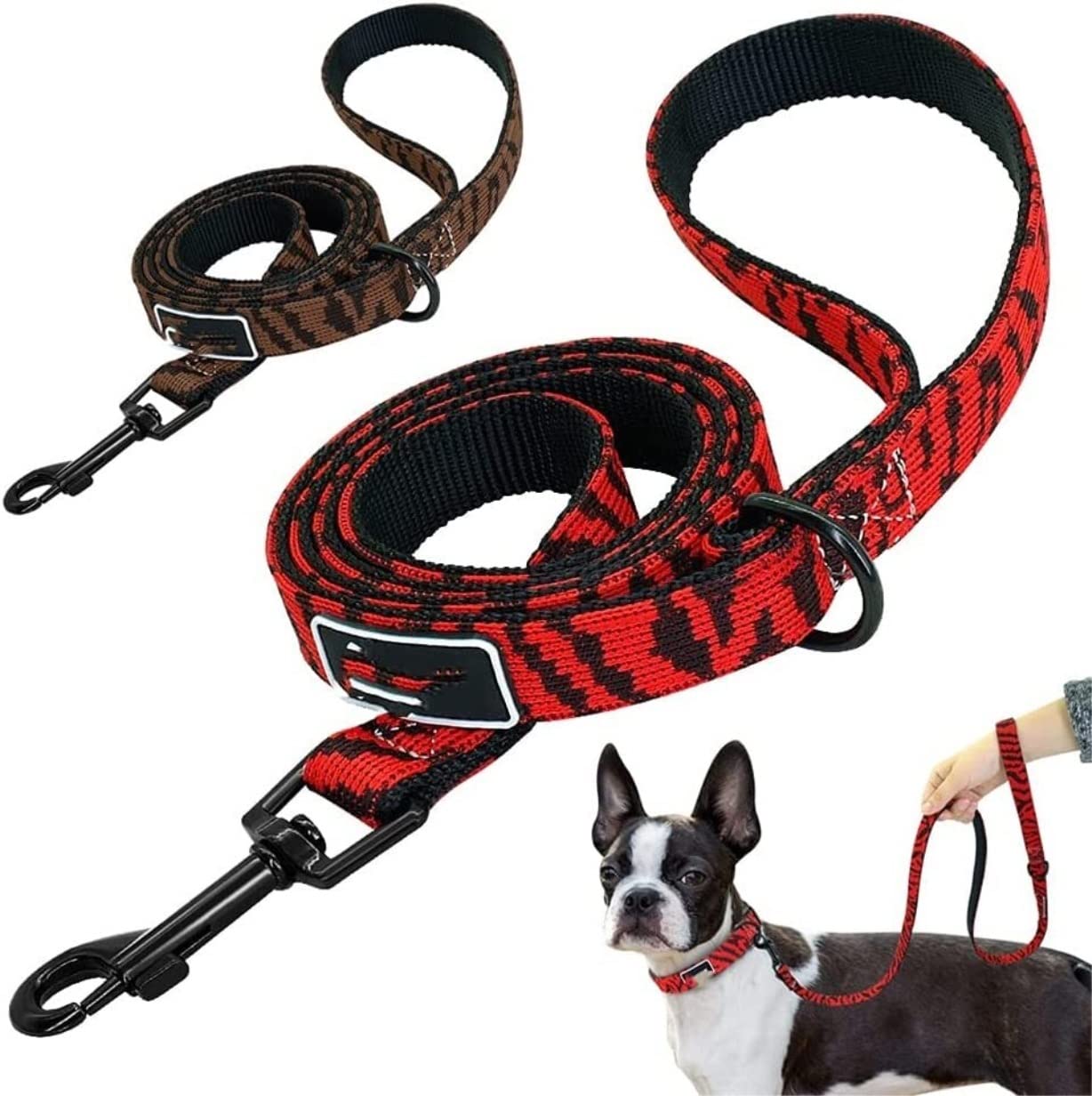 Guinzaglio Per Cani Bulldog Puppy Dog Guinzaglio Corda Da Addestramento In Nylon Pet Walking Lead Cat Puppy Harness Collar Guinzaglio 4 Piedi Guinzaglio Per Cani Regolabile(Blue,300cm)