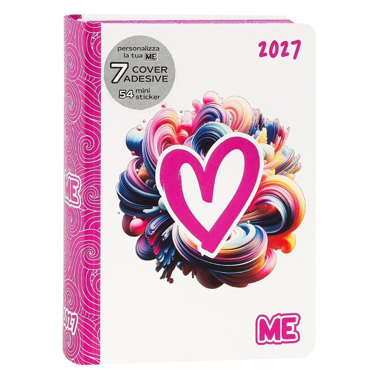 ME MY EVOLUTION 2027 16 Month Daily Diary for Boys and Girls, with Soft Cover and Embossed Graphics, 512 Pages, Ideal for Middle School, High School and University, 12 x 16.5 cm