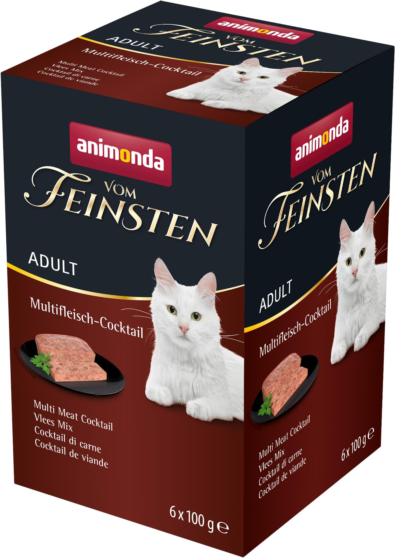 animonda Carny Adult Herzhafte Variation (12 x 400 g), Katzennassfutter für ausgewachsene Katzen