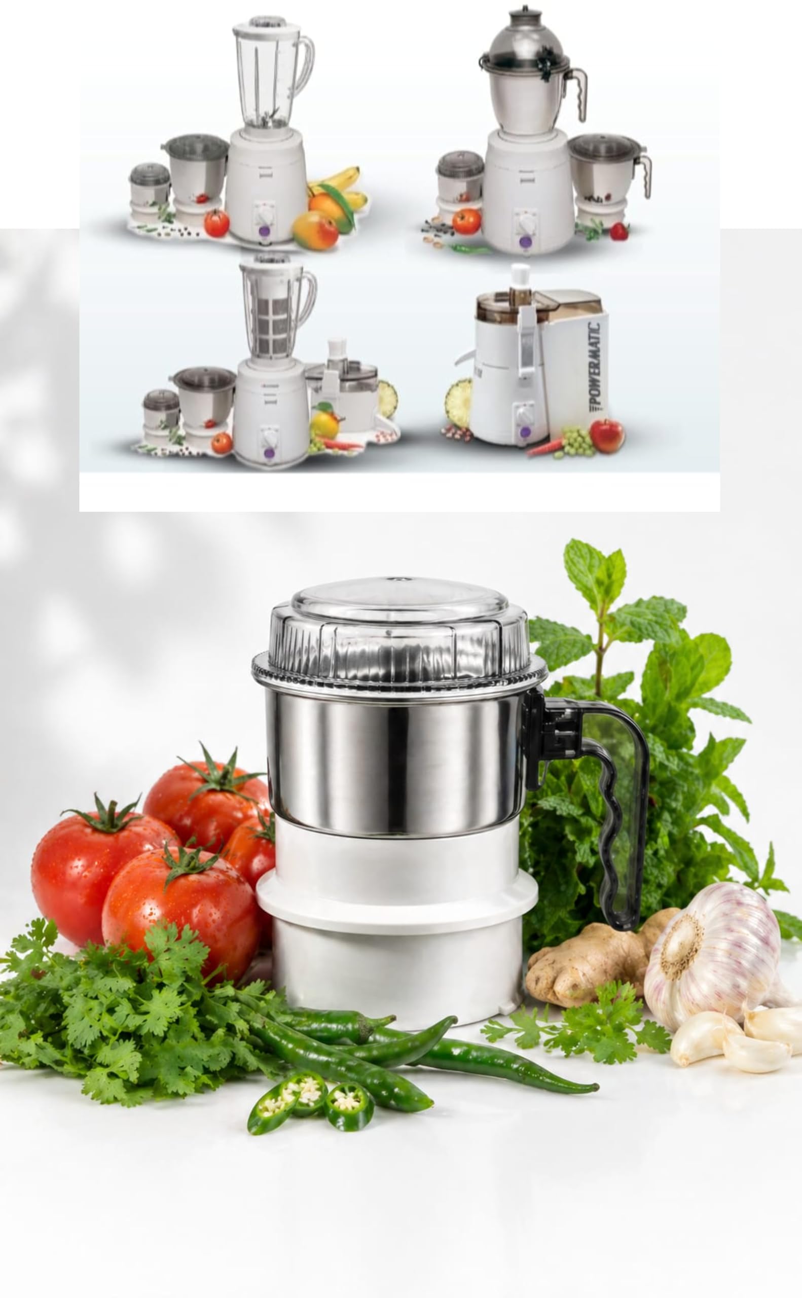 200ml Heavy Duty Stainless Steel Chutney Jar with Lid | Compatible with Select Sujata Mixer Grinder Models Only | Small Steel Grinding Jar for Chutney & Masala | Check Images & Model Before Order-image-22