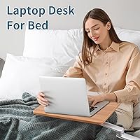 Vista 8 de Shikha Soporte ajustable para computadora portátil, soporte para tableta, base de trípode, soporte manos libres para portátil, teléfono y tableta