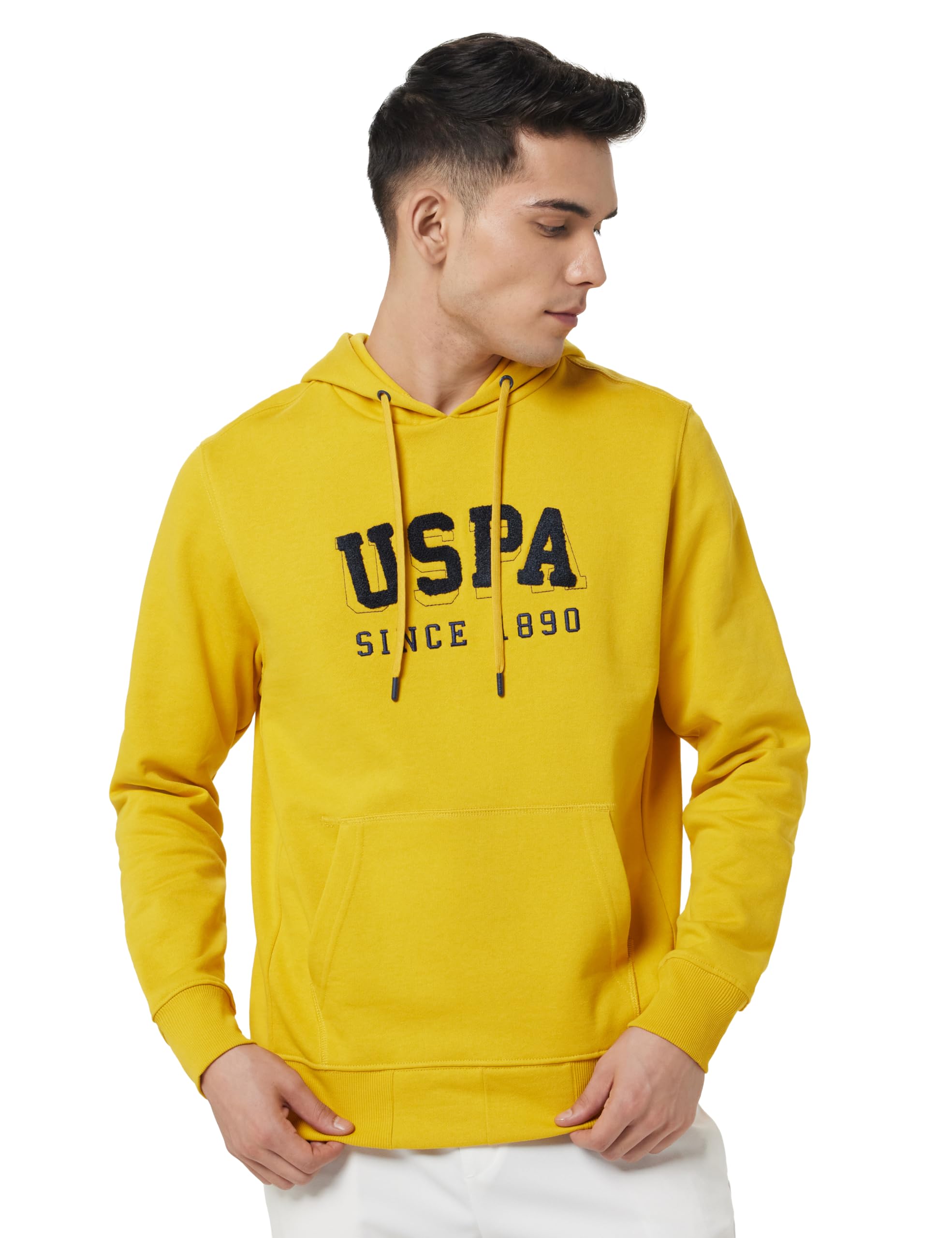 u.s. polo assn. Men's Cotton Blend Hooded Neck Sweatshirt-picture-46
