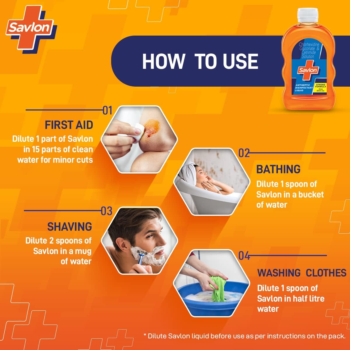 SAVLON ANTISEPTIC LIQUID 1LT