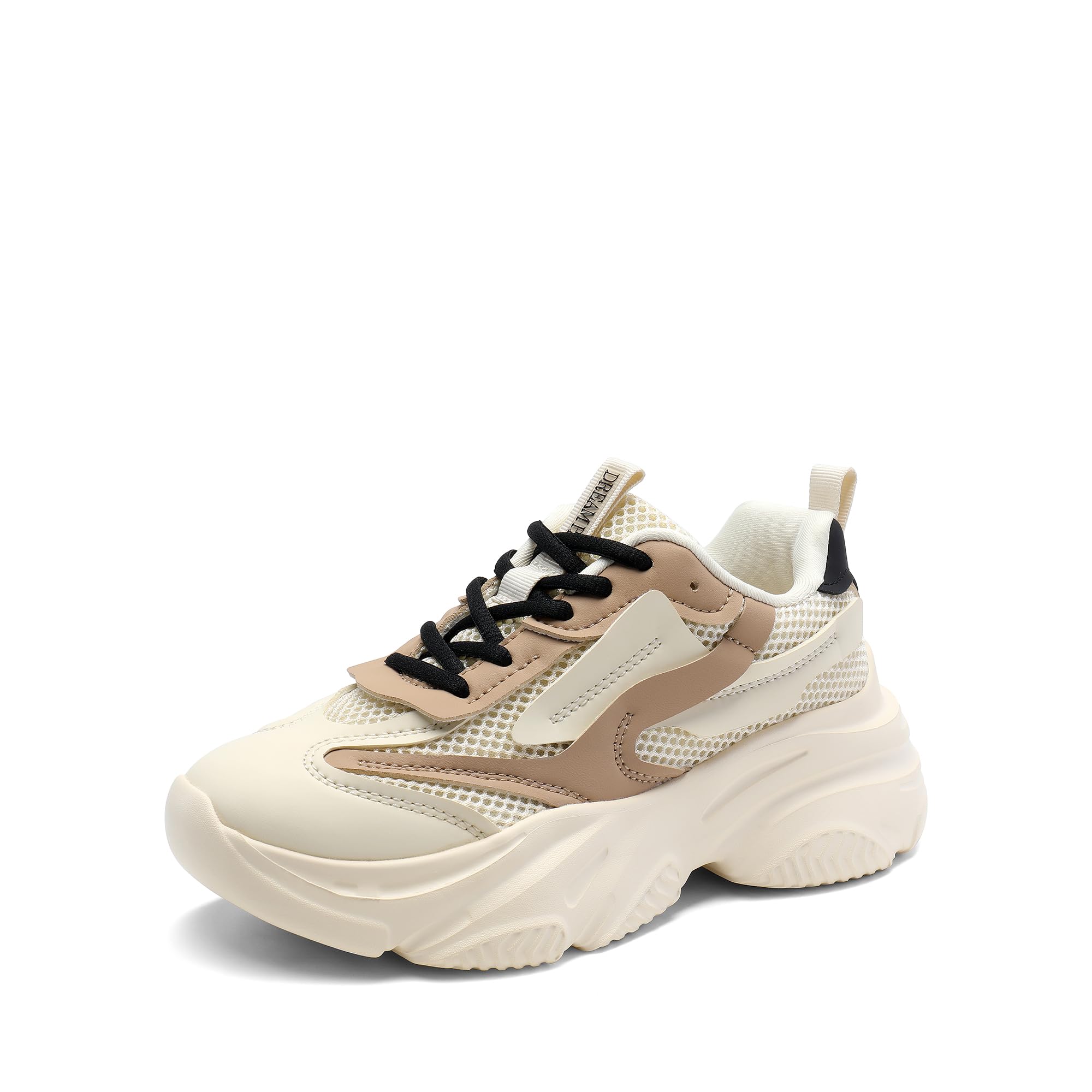 DREAM PAIRS Vrouwen Platform Chunky Fashion Sneakers Wandelen Lace-Up