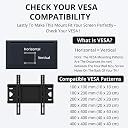 PulGos Heavy Duty TV Wall Mount Bracket for 14-42 Inch LED, LCD & Smart TVs – Universal Fixed Holder for Flat Panel Screens, Strong Wall Stand | Space-Saving Mount | Durable Fixed Bracket gallery image