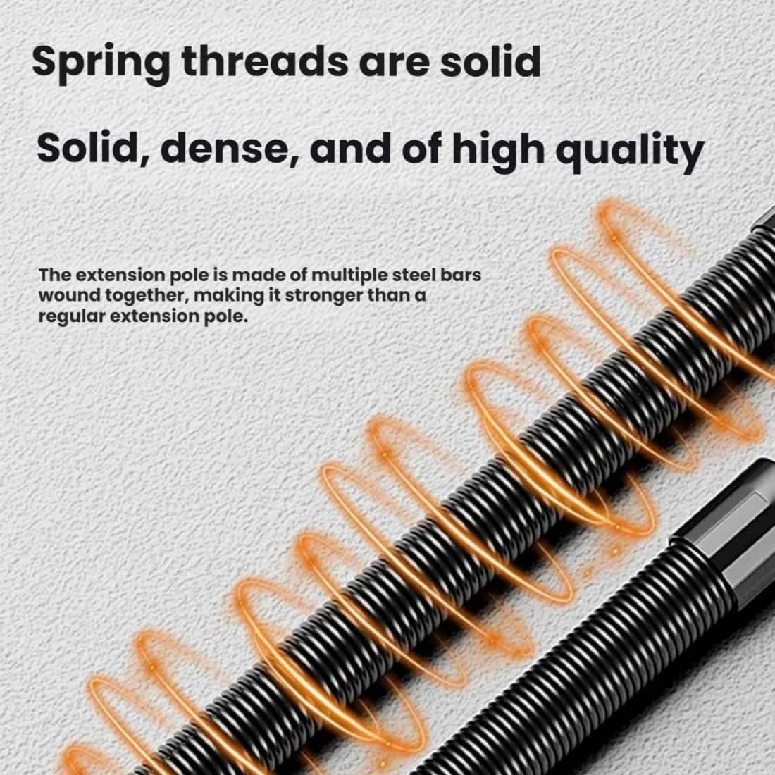 Prolunga flessibile da 1/2" per chiave dinamometrica a cricchetto, asta di collegamento per chiave elettrica, barra di estensione flessibile a 360° per spazi ristretti (D*250+350mm)