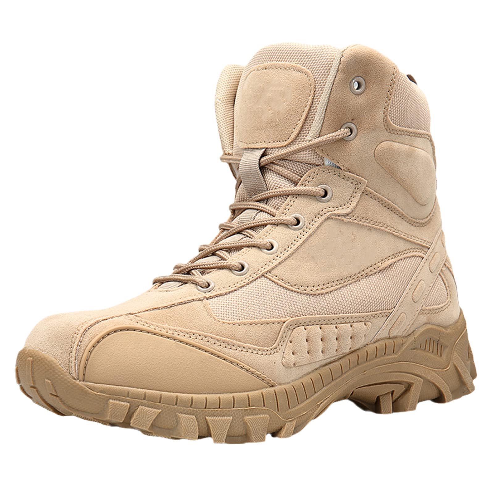 Wojskowe taktyczne męskie buty Rafale Special Force High Cut Army Desert Combat Sandy Color skórzane buty robocze