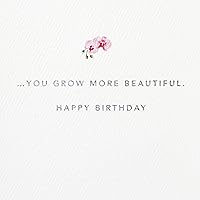 Vista 3 de Hallmark Signature Birthday Card for Her (Orchid)