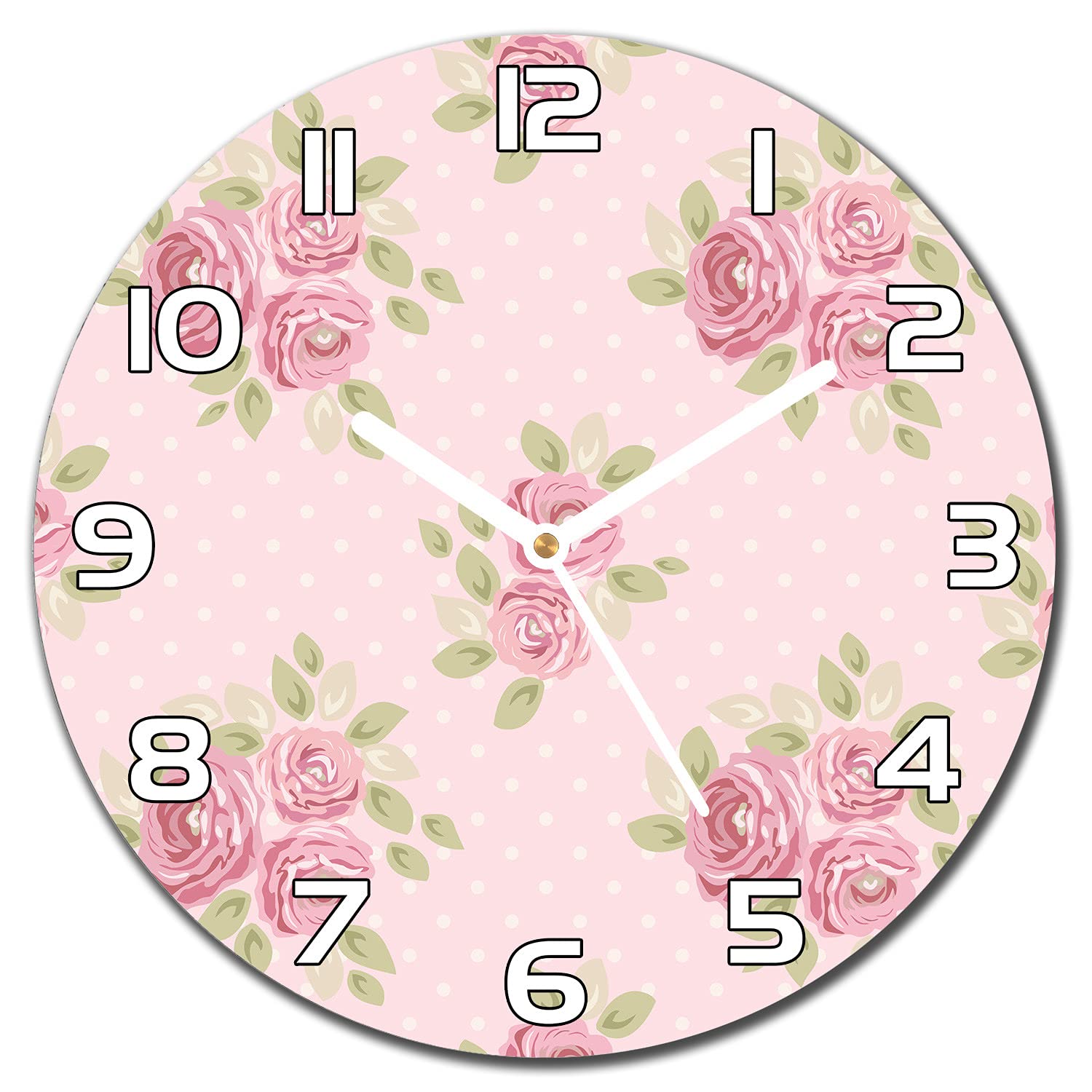 Horloge murale en verre de sécurité Coloray de 30 cm aux finitions premium