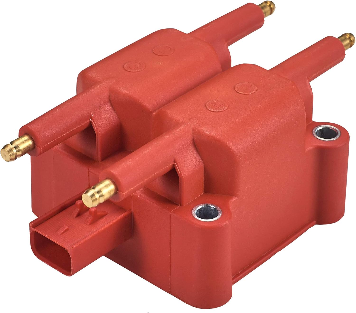 ENA Red Ignition Coil Pack Compatible with Chrysler Dodge Jeep Eagle Plymouth Mitsubishi Neon ebring Avenger Eclipse Voyager Avenger Viper 2.4L 2.0L L4 8.0L 8.3L V10 Replacement for UF189 UF403 UF410