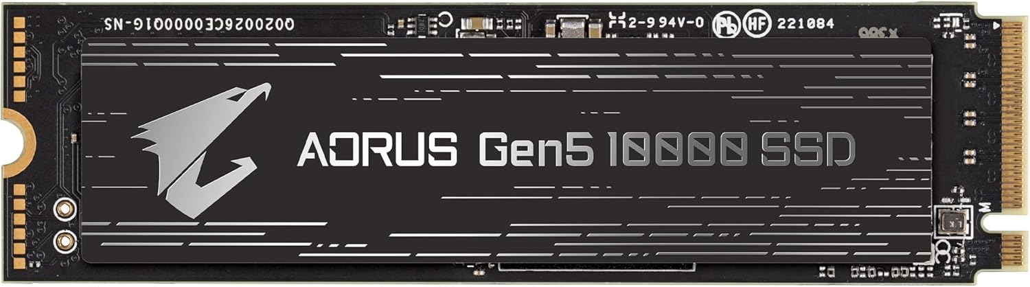 GIGABYTE AORUS Gen5 10000 SSD 2TB PCIe NVMe Disco Duro