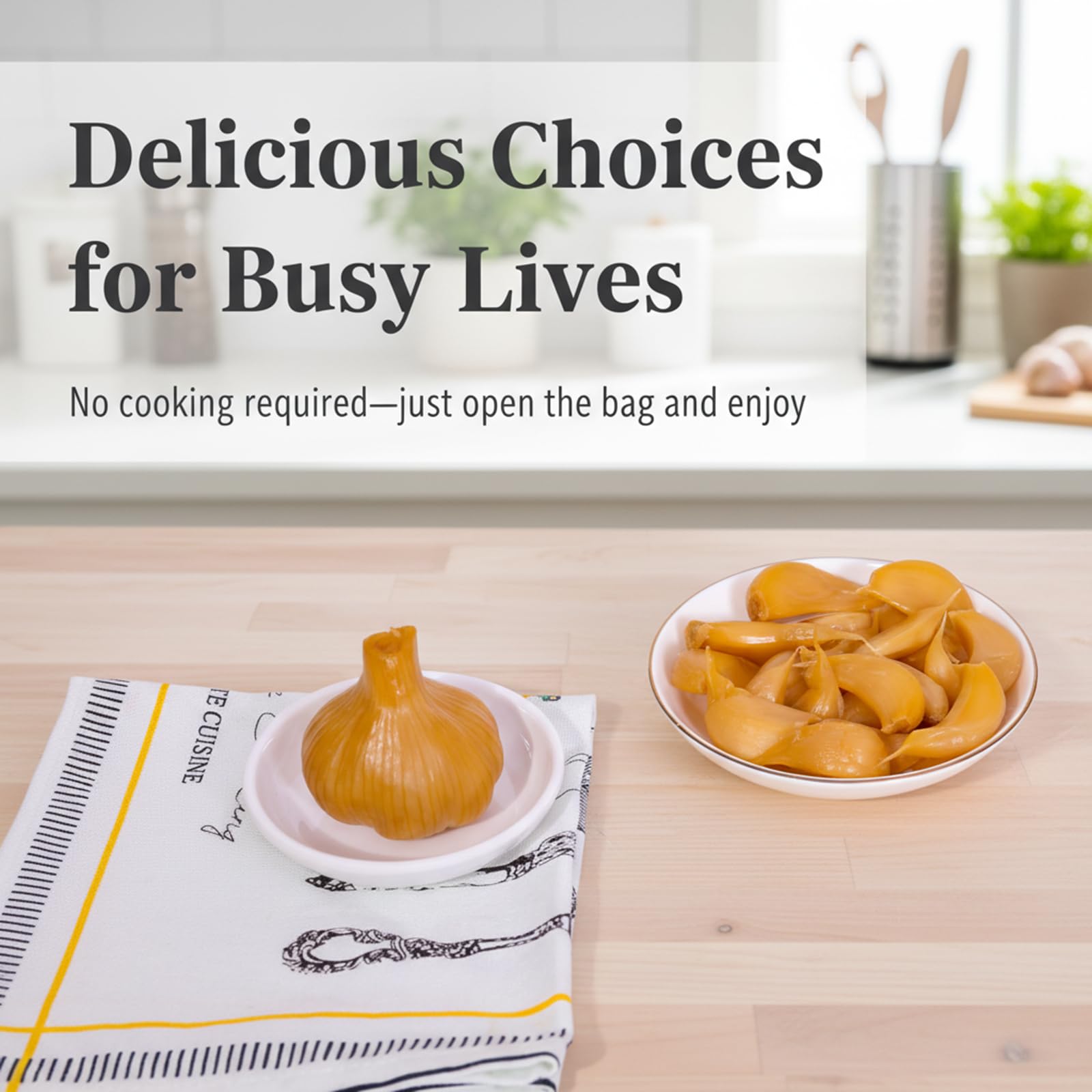 SODGHYTR Pickled Garlics, 17.64oz, Crunchy and Sweet Flavor,Long Shelf Life,Hot Pot Companion,Pickled Garlic Cloves