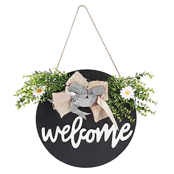 ❇️Welcome to Our home 壁掛け用プレート（トールペイント）風景 ❇️Welcome to Our home 壁掛け用プレート（トールペイント