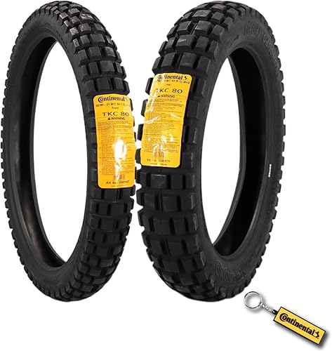 Miniatura 12 de Continental TKC 80 Twinduro M+S Neumático de Motocicleta - Neumático de Motocicleta Duradero para Todoterreno y Carretera para Turismo de Aventura