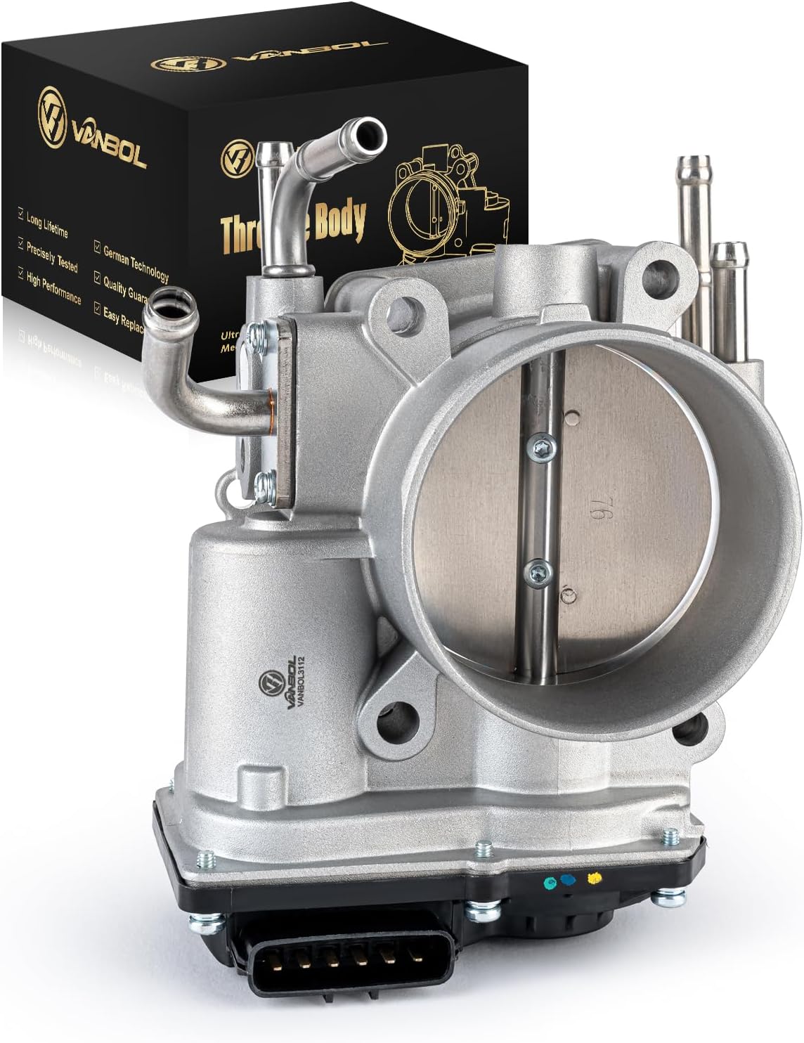 Electronic Throttle Body Assembly Compatible with 2003-2004 Toyota Tundra Sequoia 4Runner Lexus GX470 LX470 2003-2005 Land Cruiser V8 4.7L Replace TB1171 220305017 678021