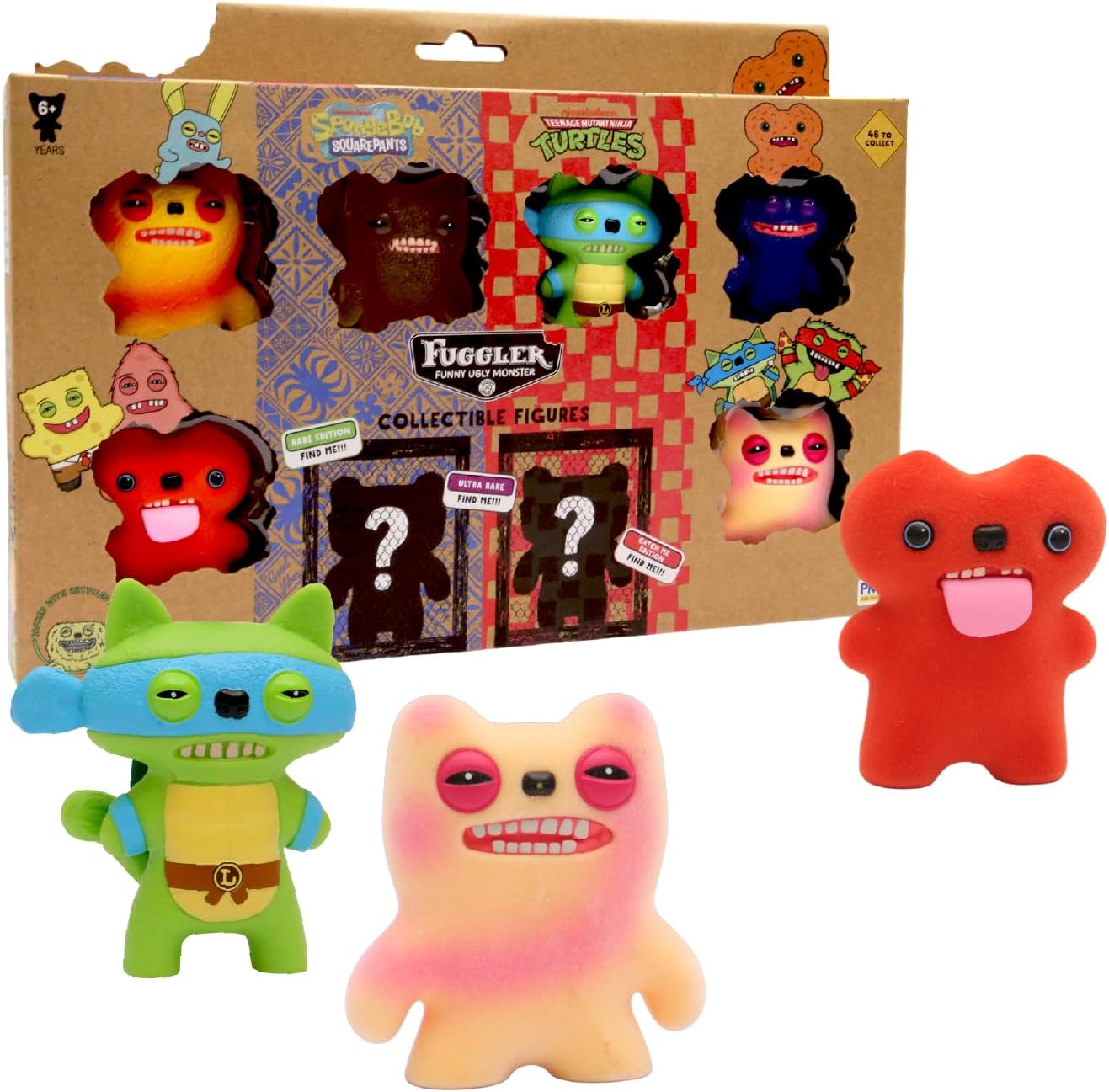 Fuggler Series 2 Collectible Figures 8-Pack Window Box | Mystery Toy Set with Hidden Characters, Rare Chase Figures, Creepy Miniatures, Disturbing Designs, Collectible Assortments A–F (Assortment A)