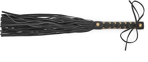 Miniatura 4 de Leather Crop 18" Faux Leather Whip 33" Equestrian Set - Leather Horse Riding Set - Horse Training Whip Play