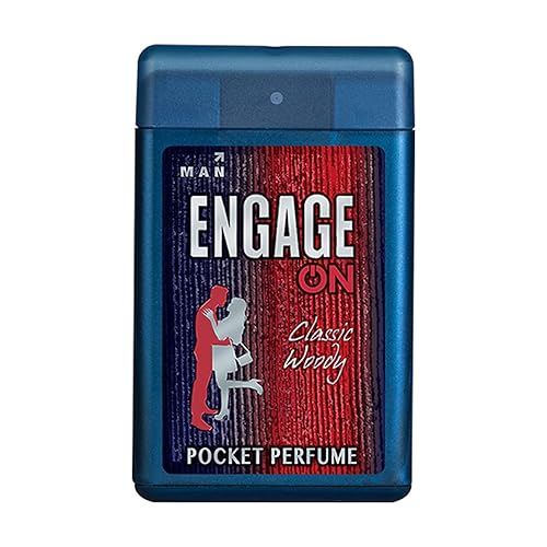 NIMAL ON Classic Woody Pocket Perfume para hombres, cítricos y picantes, agradable a la piel, 0.6 fl oz