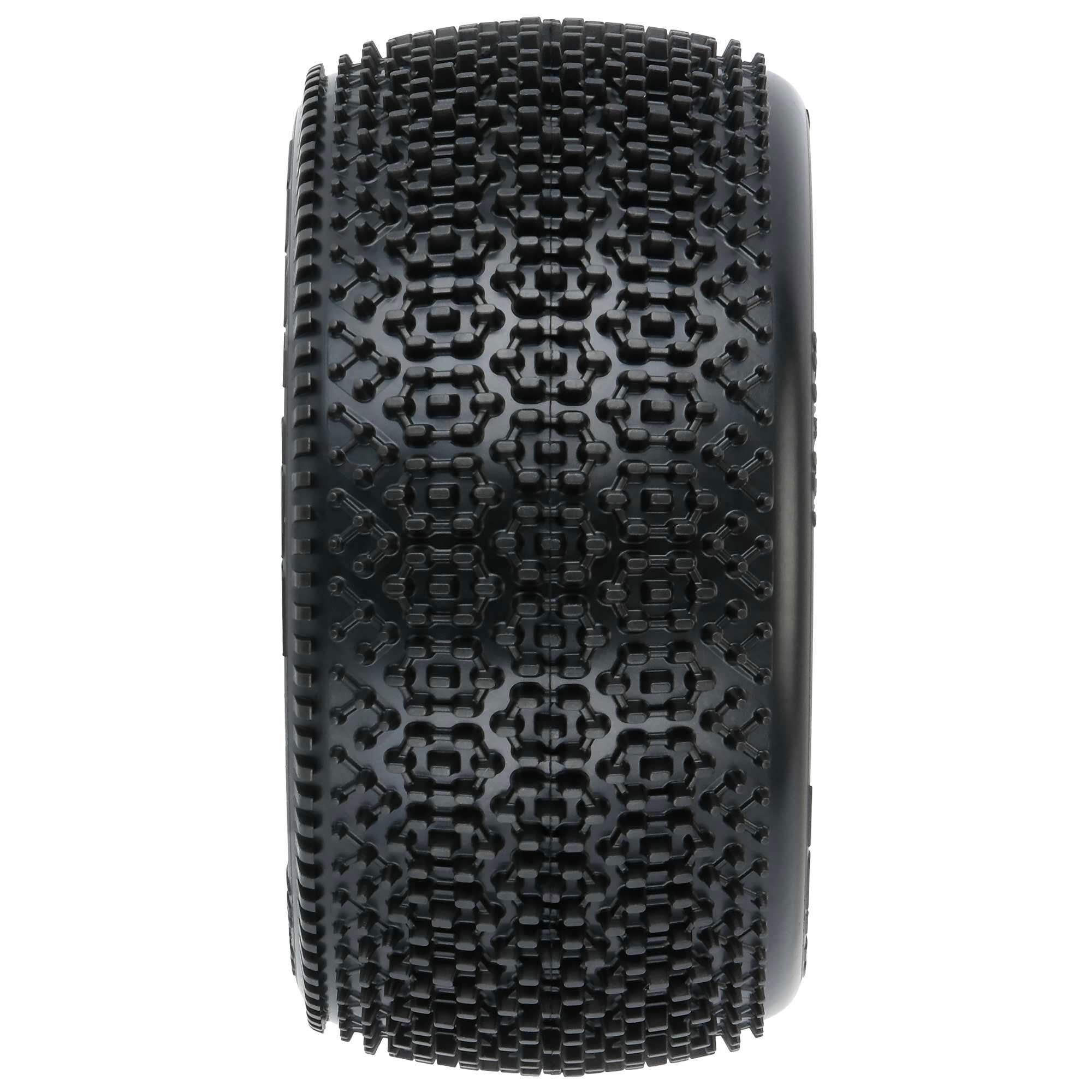 J Concepts 307702 Dirt Webs Tires-Green Compound- Fits 2.2WD Front Wheel