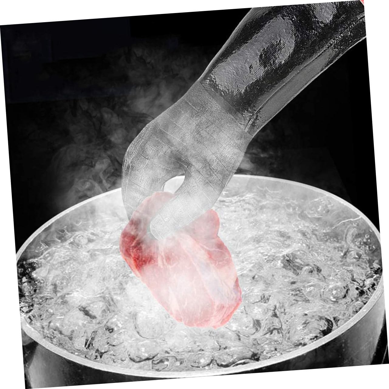 Guanti da Forno in Neoprene Resistenti al Calore, Nero, 1 Paio | Riutilizzabili, Protezione da Taglio, per Stufa e Ambienti Caldi, Copertura Polso Contro Scottature