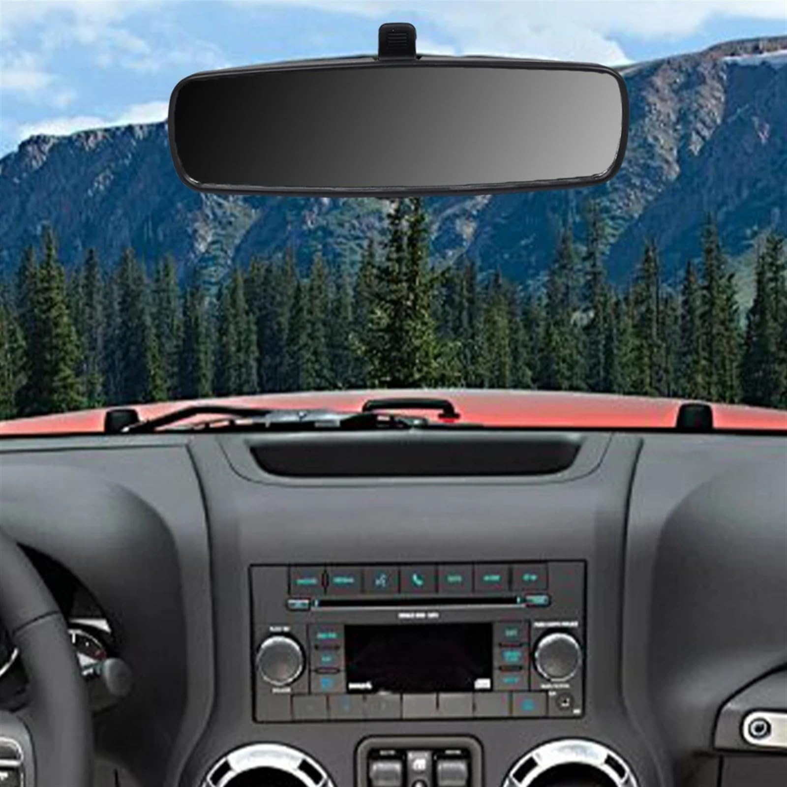 Rétroviseur Intérieur Pour Sprinter 2500/3500 (2007-2021) – Compatible OEM 6398100517, 9018100017, Verre Clair, Montage Simple